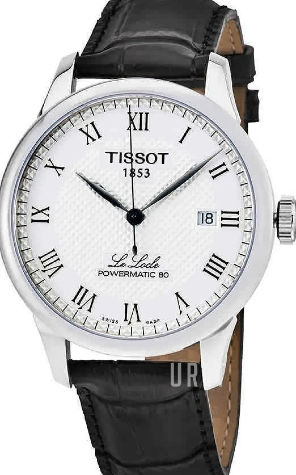 Le Locle Silverfärgad/Läder Ø39.3 mm