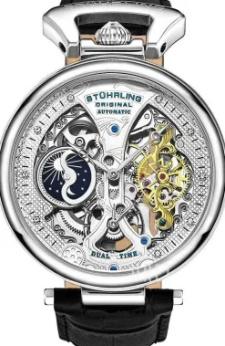 Legacy Silverfärgad/Läder Ø46 mm