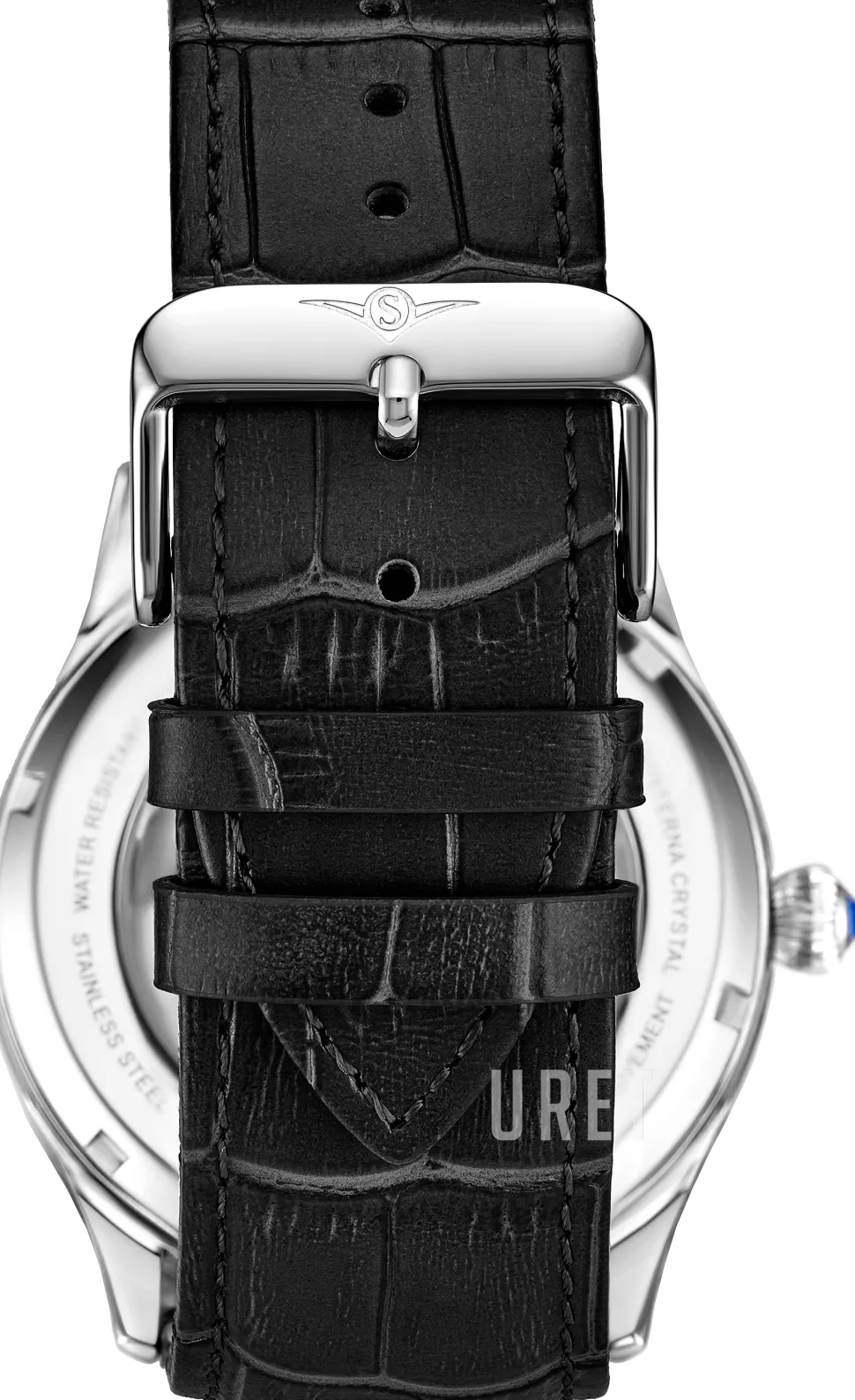 Legacy Svart/Läder Ø44 mm