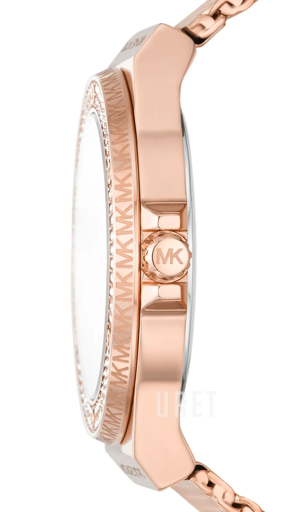 Lennox Roséguldstonad/Roséguldstonat stål Ø37 mm