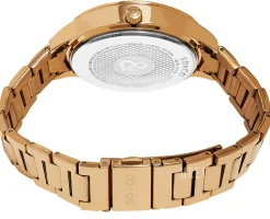 Lenox Svart/Roséguldstonat stål Ø38 mm