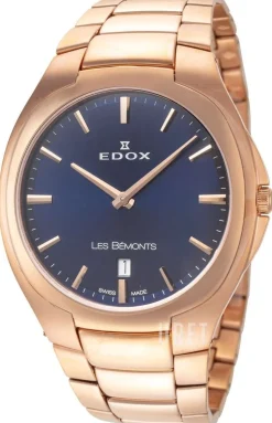 Les Bemonts Blå/Roséguldstonat stål Ø40 mm