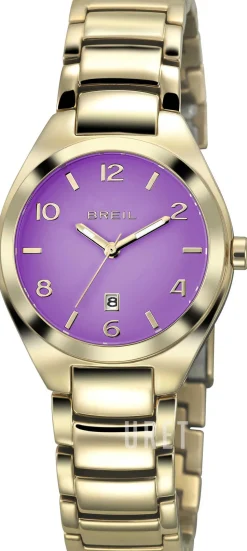 Lila/Gulguldtonat stål Ø32 mm