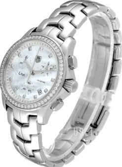 Link 33 mm Diamond Dial And Bezel Vit/Stål Ø33 mm