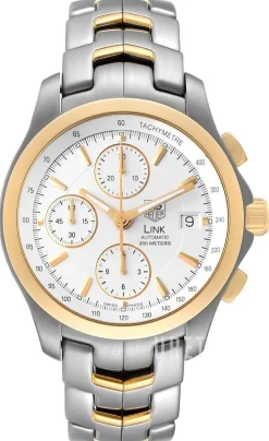 Link Chronograph Silverfärgad/Stål Ø42 mm