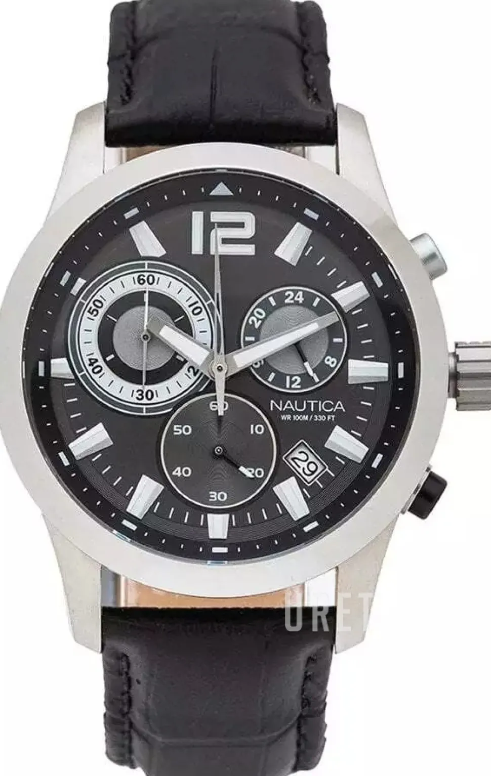 Long Beach Grå/Läder Ø43 mm