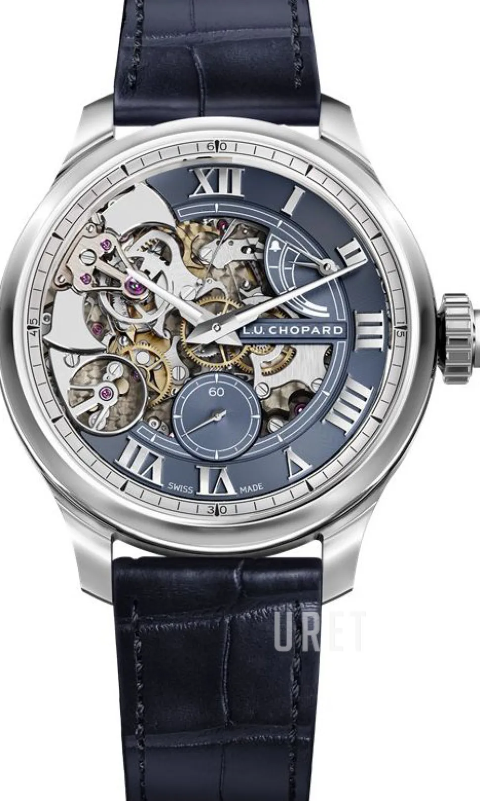 L.U.C Blå/Läder Ø42.5 mm