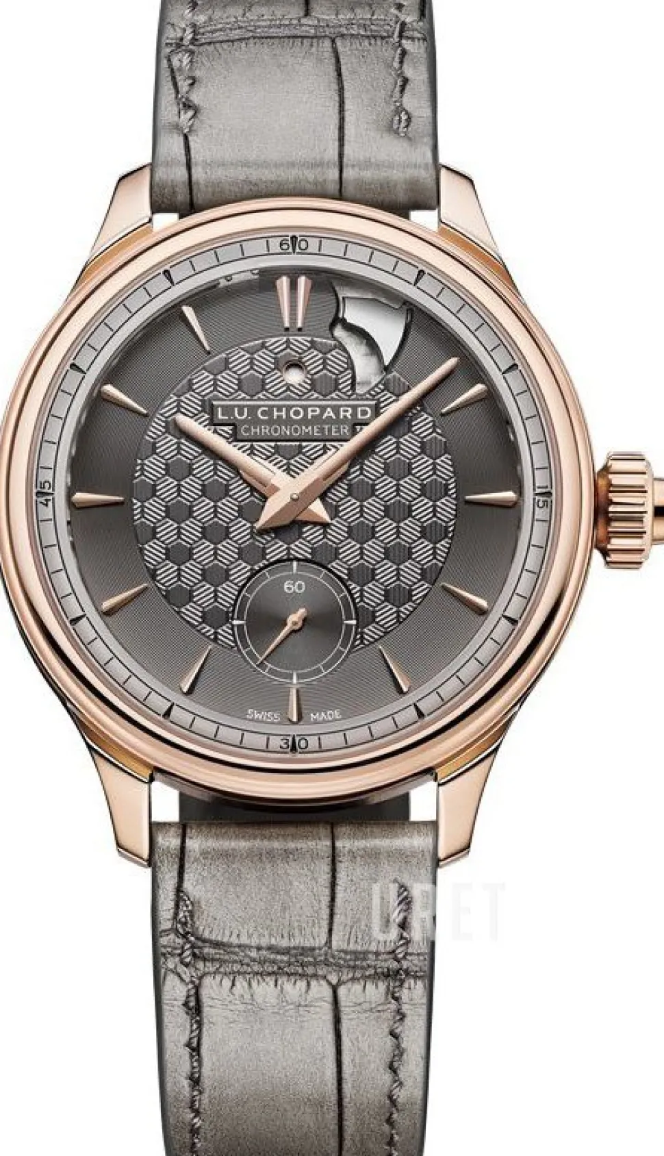 L.U.C Grå/Läder Ø40 mm