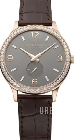 L.U.C Grå/Läder Ø40 mm