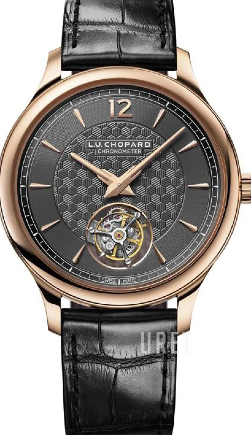 L.U.C Grå/Läder Ø40 mm