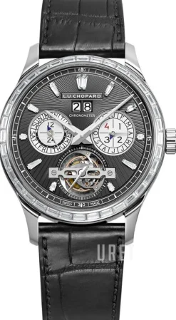 L.U.C Grå/Läder Ø43 mm