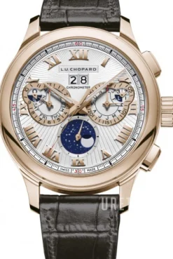 L.U.C Silverfärgad/Läder Ø45 mm