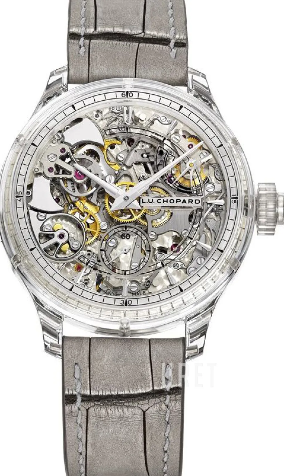 L.U.C Skelettskuren/Läder Ø42.5 mm