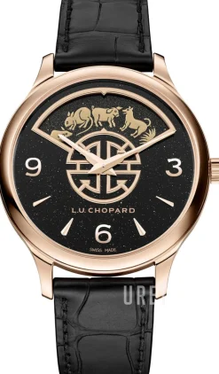 L.U.C Svart/Läder Ø40 mm