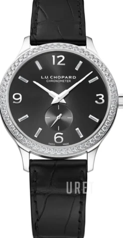 L.U.C Svart/Läder Ø40 mm