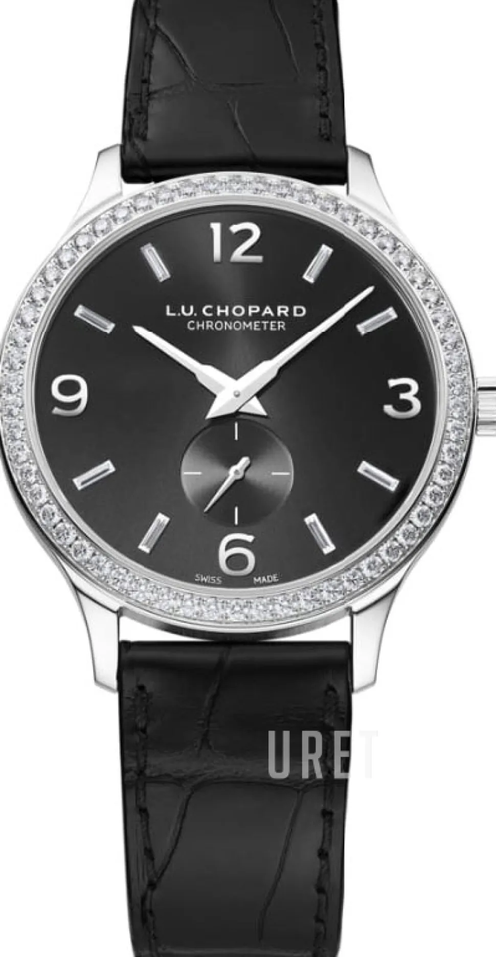 L.U.C Svart/Läder Ø40 mm