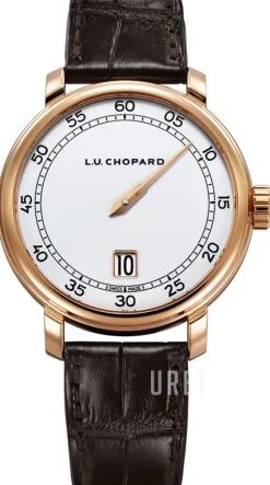 L.U.C Vit/Läder Ø40 mm