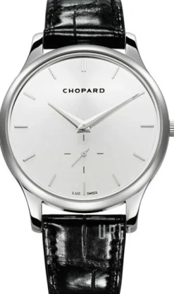 L.U.C XPS Silverfärgad/Läder Ø39.5 mm