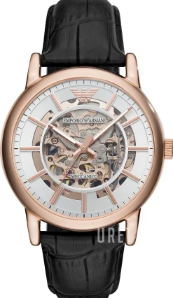 Luigi Silverfärgad/Läder Ø43 mm