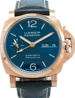 Luminor Blå/Läder Ø44 mm