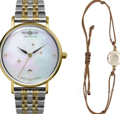 Luna Vit/Gulguldtonat stål Ø36 mm