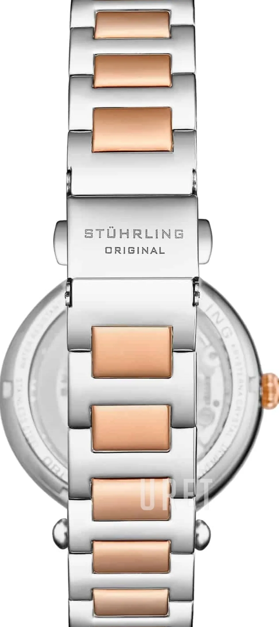 Luxe Silverfärgad/Roséguldstonat stål Ø38 mm