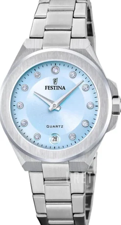 Mademoiselle Blå/Stål Ø33 mm