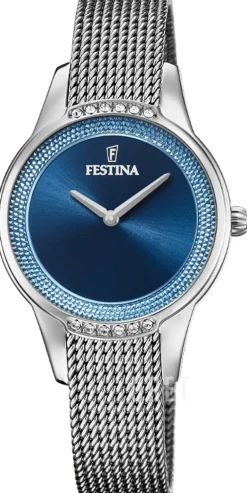 Mademoiselle Blå/Stål Ø30.2 mm