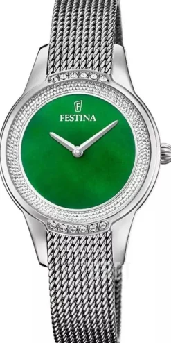 Mademoiselle Grön/Stål Ø30.2 mm