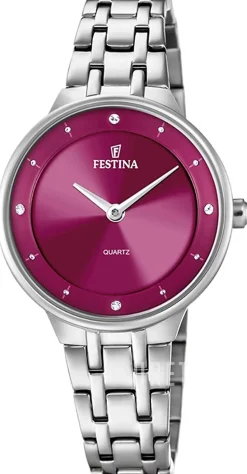 Mademoiselle Röd/Stål Ø30.5 mm