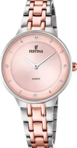 Mademoiselle Roséguldstonad/Roséguldstonat stål Ø30.5 mm