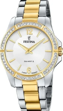 Mademoiselle Silverfärgad/Gulguldtonat stål Ø34.5 mm