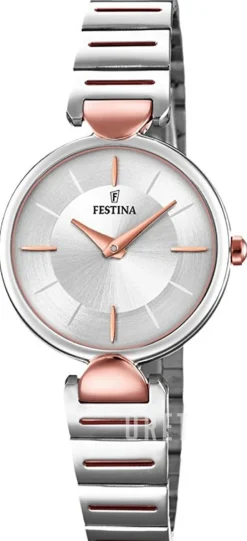 Mademoiselle Silverfärgad/Roséguldstonat stål Ø29 mm