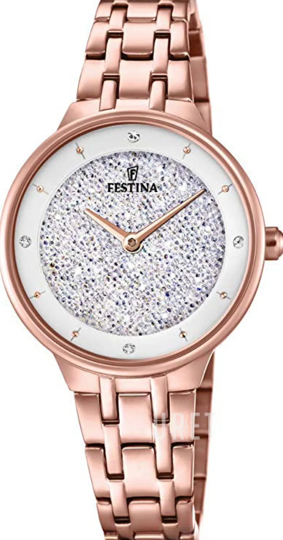 Mademoiselle Silverfärgad/Roséguldstonat stål Ø30.5 mm