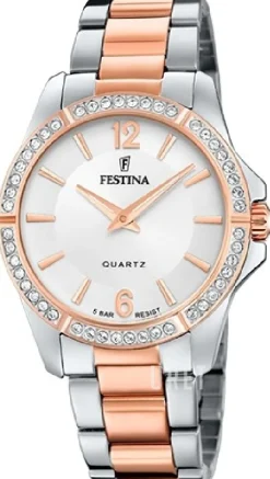 Mademoiselle Silverfärgad/Roséguldstonat stål Ø34.5 mm