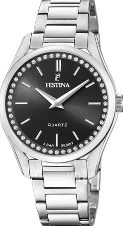 Mademoiselle Svart/Stål Ø35 mm