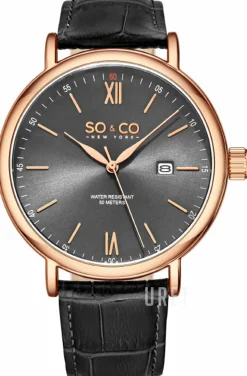 Madison Grå/Läder Ø42 mm