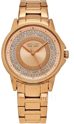 Madison Roséguldstonad/Roséguldstonat stål Ø36 mm