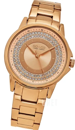 Madison Roséguldstonad/Roséguldstonat stål Ø36 mm