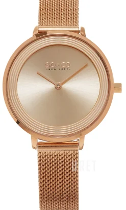 Madison Roséguldstonad/Roséguldstonat stål Ø37 mm