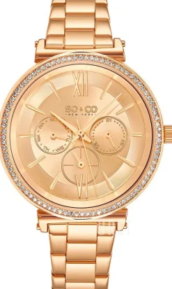 Madison Roséguldstonad/Roséguldstonat stål Ø38 mm