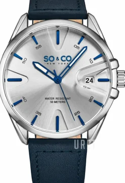 Madison Silverfärgad/Läder Ø44 mm