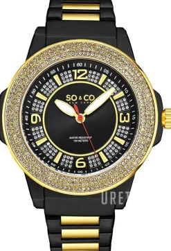 Madison Svart/Gulguldtonat stål Ø48 mm