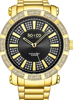 Madison Svart/Gulguldtonat stål Ø50 mm