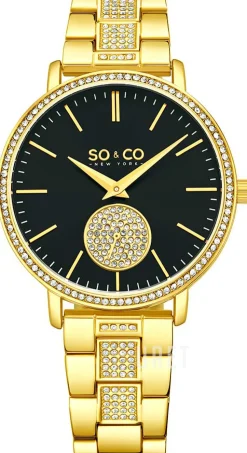 Madison Svart/Gulguldtonat stål Ø38 mm