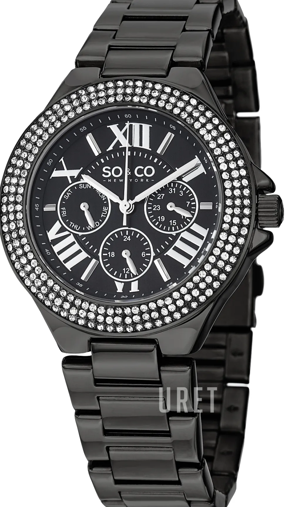 Madison Svart/Stål Ø38 mm