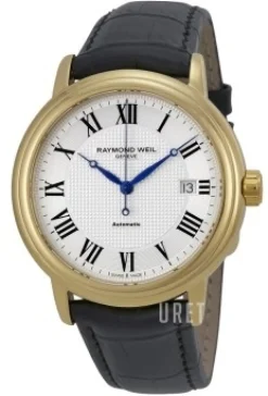 Maestro Silverfärgad/Läder Ø39.5 mm