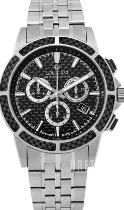 Majesty Svart/Stål Ø43 mm