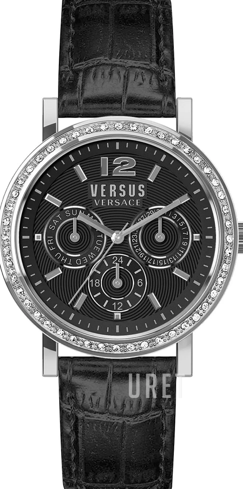 Manhasset Svart/Läder Ø38 mm