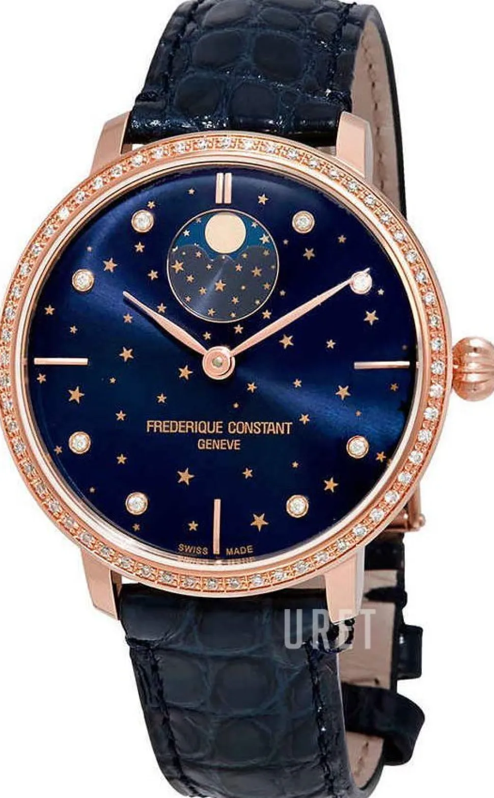 Manufacture Blå/Läder Ø38.8 mm